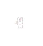 かわいい女の子とうさぎ。（個別スタンプ：30）