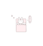 かわいい女の子とうさぎ。（個別スタンプ：31）
