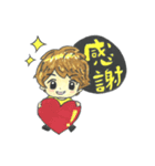 応援うちわくん（個別スタンプ：16）
