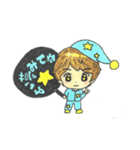 応援うちわくん（個別スタンプ：21）