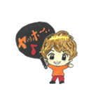 応援うちわくん（個別スタンプ：30）