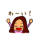 ゆるていねい女子（個別スタンプ：21）