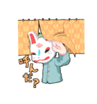 無題の狐面 弐（個別スタンプ：36）