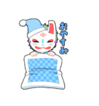 無題の狐面 弐（個別スタンプ：37）