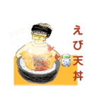 小西さんのお昼。今日は何を食べますか？（個別スタンプ：4）