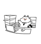 会社に通う狸（個別スタンプ：8）