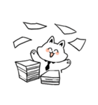 会社に通う狸（個別スタンプ：9）