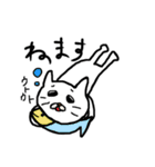 まゆげねこ 年末年始編（個別スタンプ：6）