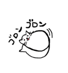 まゆげねこ 年末年始編（個別スタンプ：17）