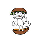 まゆげねこ 年末年始編（個別スタンプ：23）