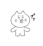 眉毛が生えたねこ（個別スタンプ：33）