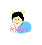 夫はタレ目です（個別スタンプ：8）