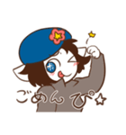 はるち～へんなねこみみっこ～（個別スタンプ：16）