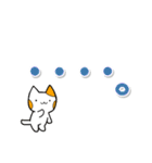 大きく見やすい文字の猫スタンプ（個別スタンプ：27）
