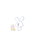 動く！ F＆Bunny friends（個別スタンプ：7）