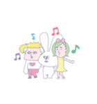 動く！ F＆Bunny friends（個別スタンプ：15）