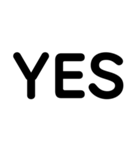 デカ文字タメ（個別スタンプ：38）