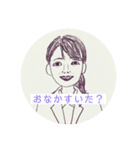 鉛筆画チーム（個別スタンプ：18）