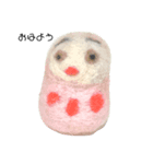 ひーちゃんの絵と羊毛フェルト（個別スタンプ：2）