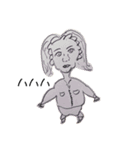 ひーちゃんの絵と羊毛フェルト（個別スタンプ：6）