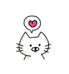 「ねこめさんとぼしくん」のねこめさん（個別スタンプ：13）