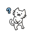 「ねこめさんとぼしくん」のねこめさん（個別スタンプ：20）