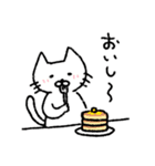 「ねこめさんとぼしくん」のねこめさん（個別スタンプ：36）