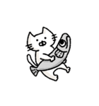 「ねこめさんとぼしくん」のねこめさん（個別スタンプ：39）