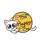ユーモラスな猫たちの物語（個別スタンプ：1）