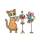 ユーモラスな猫たちの物語（個別スタンプ：15）