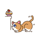 ユーモラスな猫たちの物語（個別スタンプ：18）