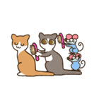 ユーモラスな猫たちの物語（個別スタンプ：24）