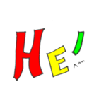 ラスターが可愛い♡ローマ字で日常会話（個別スタンプ：38）