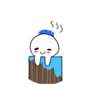 オバケのくんちゃん日常スタンプ（個別スタンプ：3）