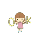 りかちゃんのために作ったスタンプ（個別スタンプ：4）
