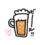 お酒ばかりのスタンプ（個別スタンプ：1）