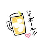 お酒ばかりのスタンプ（個別スタンプ：2）