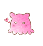 なんか、ふんわりしてるメンダコ（個別スタンプ：1）