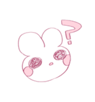 ゆるゆるうるうるうさぎ（個別スタンプ：4）