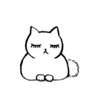 猫たち。絵だけ（個別スタンプ：4）