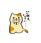 筆文字♡アニマルスタンプ（個別スタンプ：3）