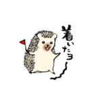 筆文字♡アニマルスタンプ（個別スタンプ：16）