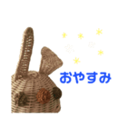 おばあちゃんの籠うさぎ（個別スタンプ：8）