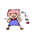 ナチュレルのゆるガール（個別スタンプ：3）