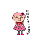ナチュレルのゆるガール（個別スタンプ：14）