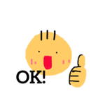 ちゃーさんの毛が三本（個別スタンプ：3）