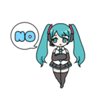 ふっくら初音ミクのスタンプ（個別スタンプ：2）