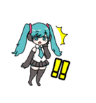 ふっくら初音ミクのスタンプ（個別スタンプ：10）