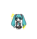 ふっくら初音ミクのスタンプ（個別スタンプ：25）