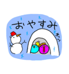 冬！幸せかもしれない青い鳥 第5弾（個別スタンプ：3）